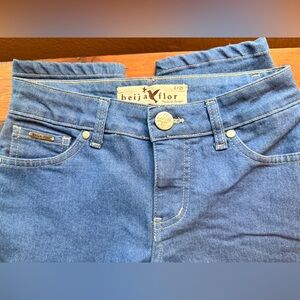 Heija Flor Women’s Skinny Jeans — Medium Blue